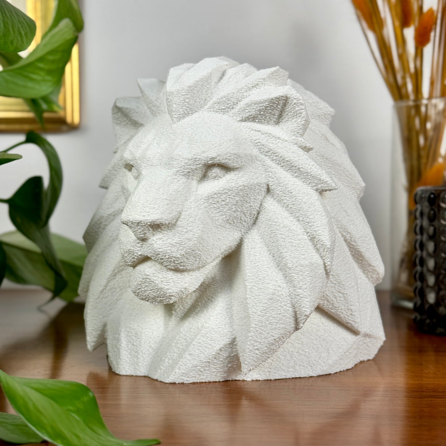 Lion Head - Decorative Sculpture