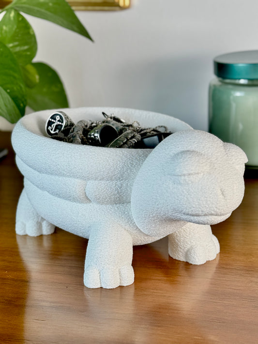 Minimal Turtle Bowl Holder – Functional Home Decor