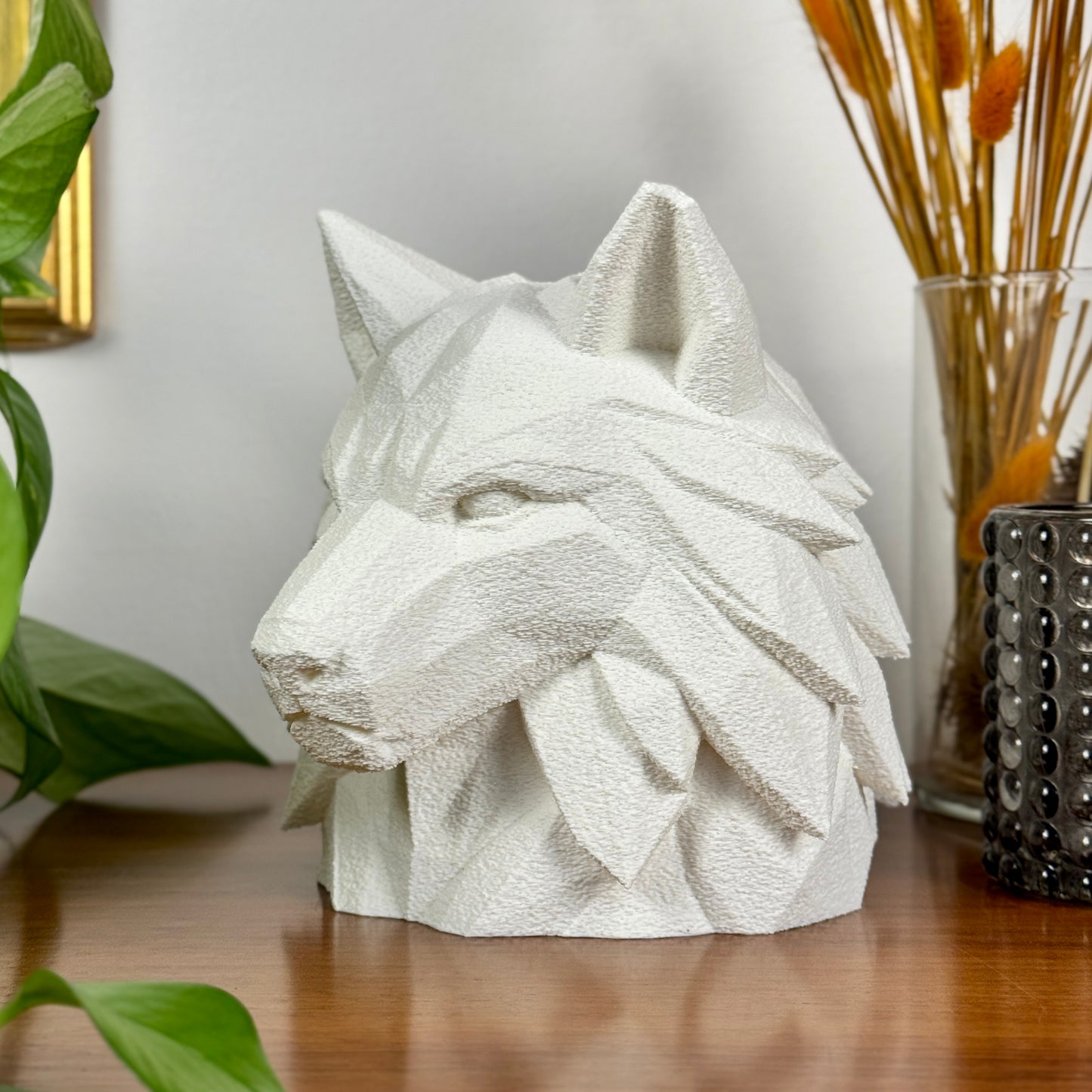 Wolf Head - Decorative Sculpture
