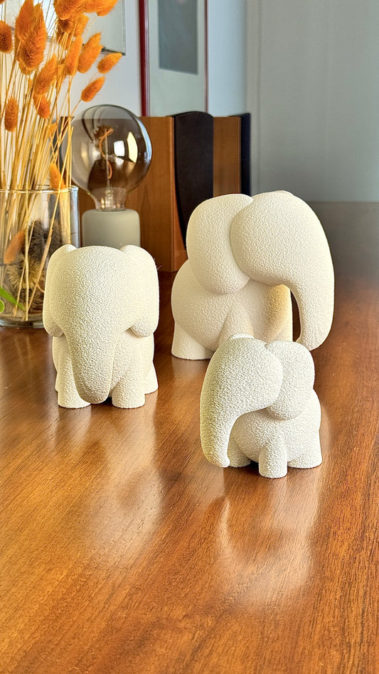 Elephant Sculpture – Modern Minimal Decor